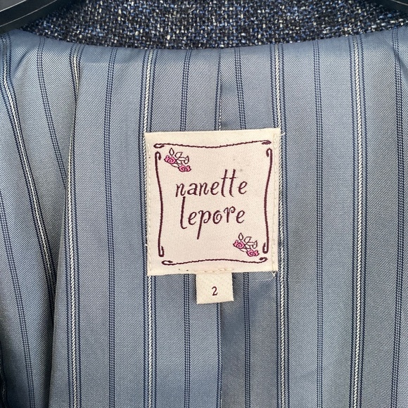 FINAL PRICE: LIKE NEW nanette lepore sz2 suit jacket - Picture 3 of 3